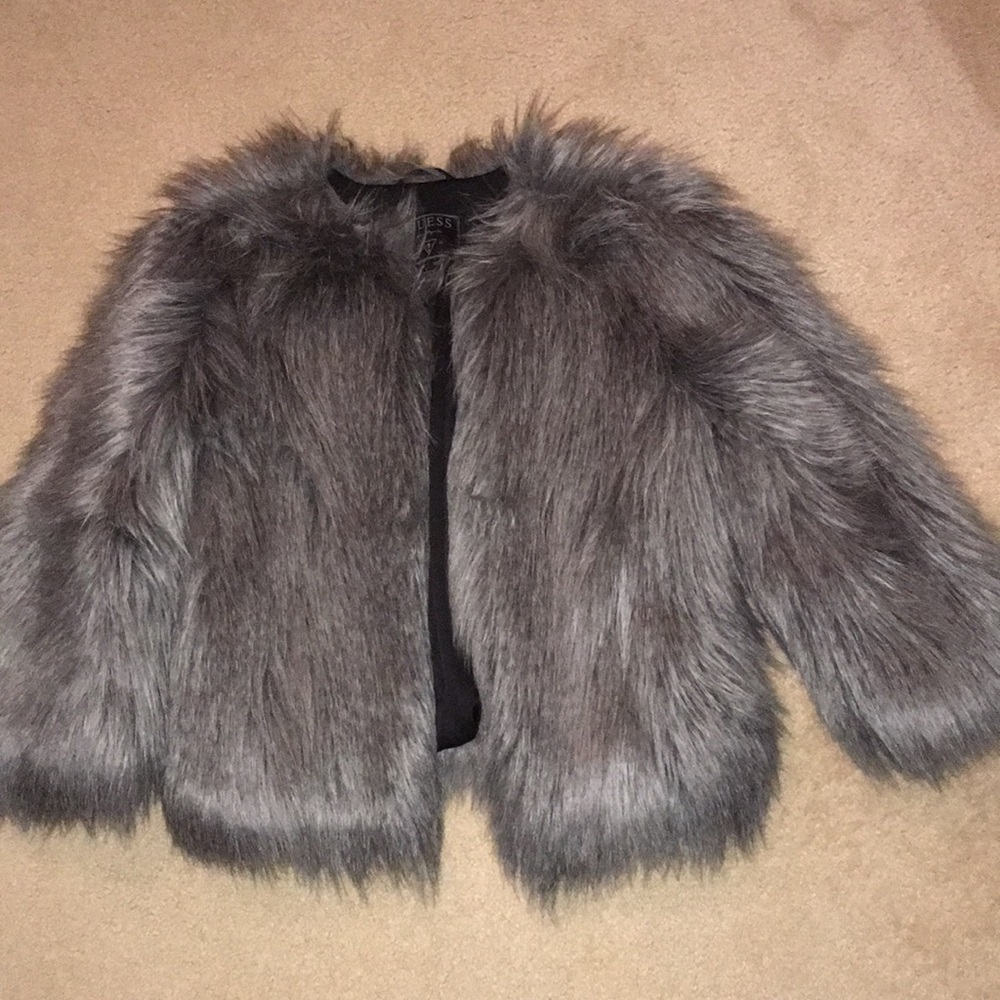 Faux fur jacket